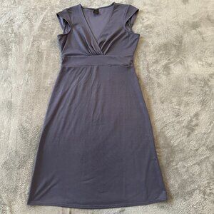 REI Cap Sleeve Dress SMALL Purple Crossover Athletic Pickleball Tennis